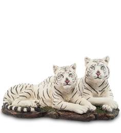 Статуэтка "Белые тигры" Veronese