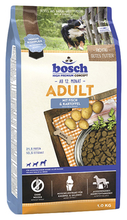 Сухой корм для собак Bosch Adult, рыба и картофель, 1кг