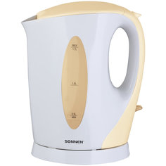 Чайник электрический Sonnen KT-002BG White/Beige