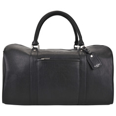 Дорожная сумка кожаная Dr. Koffer B231970-02-04 черная 50 x 27 x 28