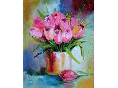 Алмазные картины-раскраски Color KIT "Дыхание весны", 40x50 см