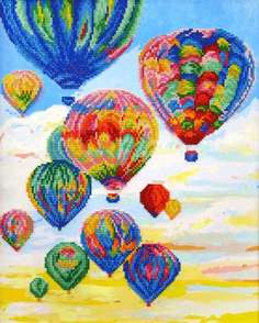 Алмазные картины-раскраски Color KIT "Воздушные шары", 40x50 см