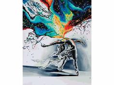 Алмазные картины-раскраски Paintboy "Всплеск чувств", 40x50 см