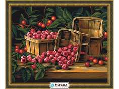 Картина по номерам Мосфа "Урожай малины", 40x50