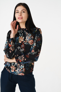 Блуза женская adL 11532136000 черная 42 RU