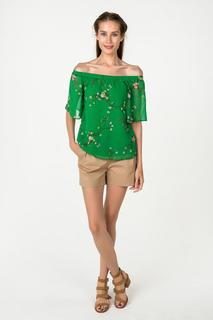 Блуза женская adL 11534639000 зеленая XS