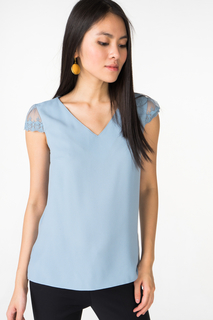 Блуза женская adL 11529625003 голубая 44 RU