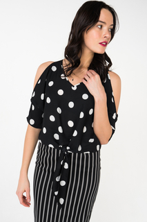 Блуза женская adL 11533717000 черная 40 RU