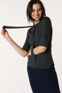 Блуза женская adL 11533252000 серая 42 RU