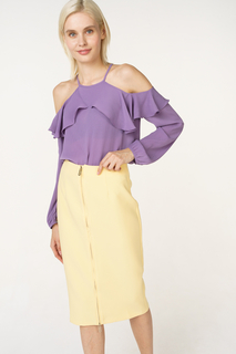 Блуза женская adL 11533932000 фиолетовая 42 RU