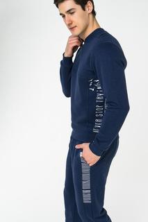 Свитшот мужской Grishko AL - 3484 синий 52 RU