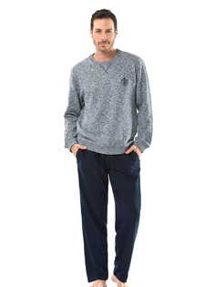 Пижама мужская Cacharel 2157 синяя XL