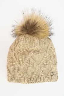 Шапка женская Marhatter MWH8554/3 бежевая 56-58