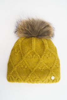 Шапка женская Marhatter MWH8554/3 желтая 56-58