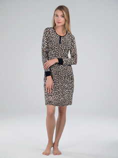 Ночная сорочка женская BlackSpade BS50016 коричневая XXL