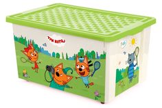 Детский ящик Little Angel Три Кота Игры забава 57л