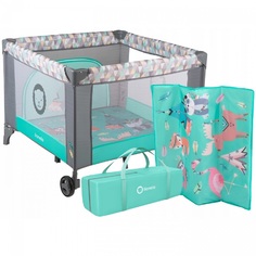 Манеж Lionelo LO-Sofie Classy Turquoise Scandi