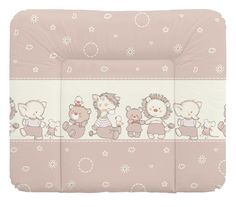 Матрац пеленальный Ceba Baby 70x85 см мягкий на комод Ducklings brown