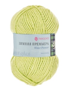 Пряжа для вязания ПЕХ "Зимняя премьера" (50%мериносовая шерсть+50%акрил) 10х100гр/150м цв, Пехорка