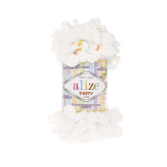 Пряжа для вязания Ализе Puffy color (100% микрополиэстер) 5х100гр/9м цв,5794 Alize