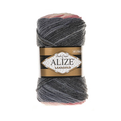 Пряжа для вязания Ализе Lana Gold Batik (50%шерсть, 50%акрил) 5х100гр/240м цв,1602 Alize