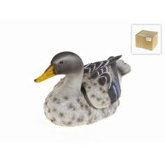 Фигура Gloria Garden Серая утка 28x15x16 см