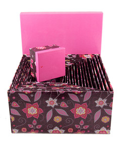 Комплект коробок "Весенний цветок", 35x35x17 см (17 штук) Русские подарки