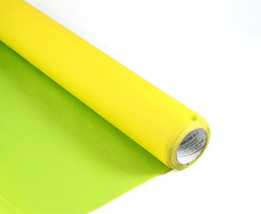 Крафт – бумага в рулоне (лимонно-салатовая), двухсторонняя, 10 метров Русские подарки