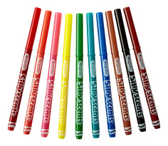 Фломастеры Crayola Ароматизированные с тонким пером 10 штук