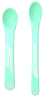 Ложки для кормления Twistshake Feeding Spoon пастельный зеленый (Pastel Green) 2 штуки