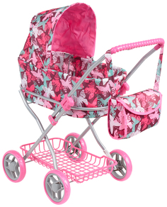 Коляска для кукол Melobo 9325B цвет фиолетовый
