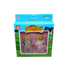 Игровой набор Happy Family Семья бурых медвежат 1037993 Shantou Gepai