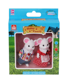 Игровой набор Happy Family Семья мышат 1037983 Shantou Gepai
