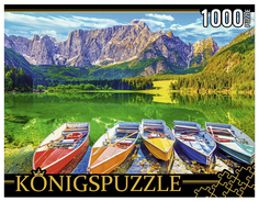 Пазл Konigspuzzle Италия Озеро Фузине ГИК1000-8260 1000 деталей Königspuzzle