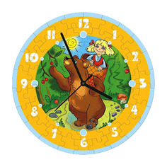 Часы-пазл Умная бумага Маша и медведь 126-02 61 деталь УмБум