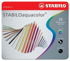 Карандаши цветные STABILO Aquacolor 1624-5 24 шт