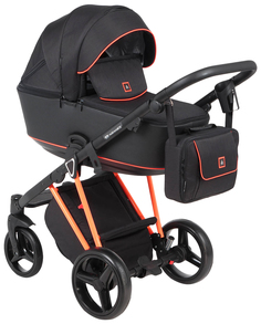 Коляска 3 в 1 Adamex Cristiano CRISTIANO-FLUO-3-В-1-ORANGE Orange
