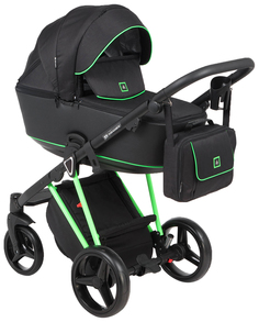 Коляска 3 в 1 Adamex Cristiano CRISTIANO-FLUO-3-В-1-GREEN Green