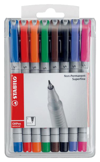 Набор маркеров STABILO OHPen universal Fine Non-Permanent 851/8 8 шт