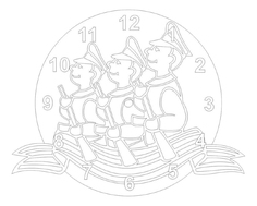 Песочная картина Песочная фантазия Солдатики