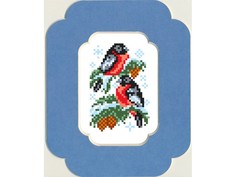 Набор вышивки бисером Матренин Посад Снегири