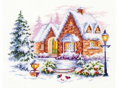 Набор для вышивания Чудесная игла "Зимний домик"