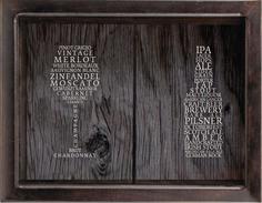 Копилка для пробок двойная Сорта Вин/Пива 29x45 см. Дубравия KD-024-173