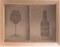 Копилка для пробок двойная Сорта Вин/Пива 29x45 см. Дубравия KD-024-174