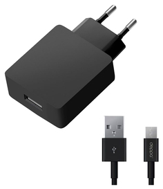 Сетевое зарядное устройство Deppa Ultra 1 USB 2,4A Black