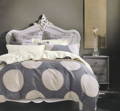 Постельное белье Bonne Journee Juvenile A Pois Grey / В Горошек 2 сп. евро