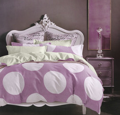 Постельное белье Bonne Journee Juvenile A Pois Pink / В Горошек 2 сп. евро