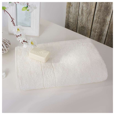 Банное полотенце, полотенце универсальное Dome белый