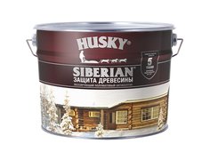 Пропитка для дерева HUSKY SIBERIAN полуматовая бесцветная 9л