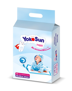 Детские одноразовые пеленки YokoSun 50x50, 10 шт